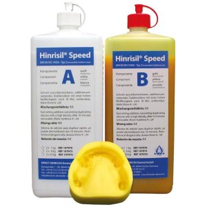 Hinrisil Speed, Dubliersilikon, gelb, Packung à 1 Set