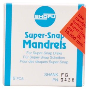 Super-Snap Super Buff Mandrells FG 0438, Packung 6 Stück