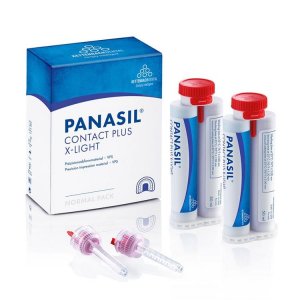 Panasil Contact Plus X-Light, Präzisionsabformmaterial, knetbar, 2 Kartuschen à 50 ml