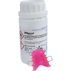 Orthocryl Flüssigkeit, pink, 250 ml