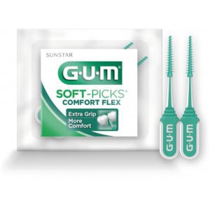 GUM Soft-Picks - Comfort Flex, Briefchen à 2 Stück, Packung 200 Stück