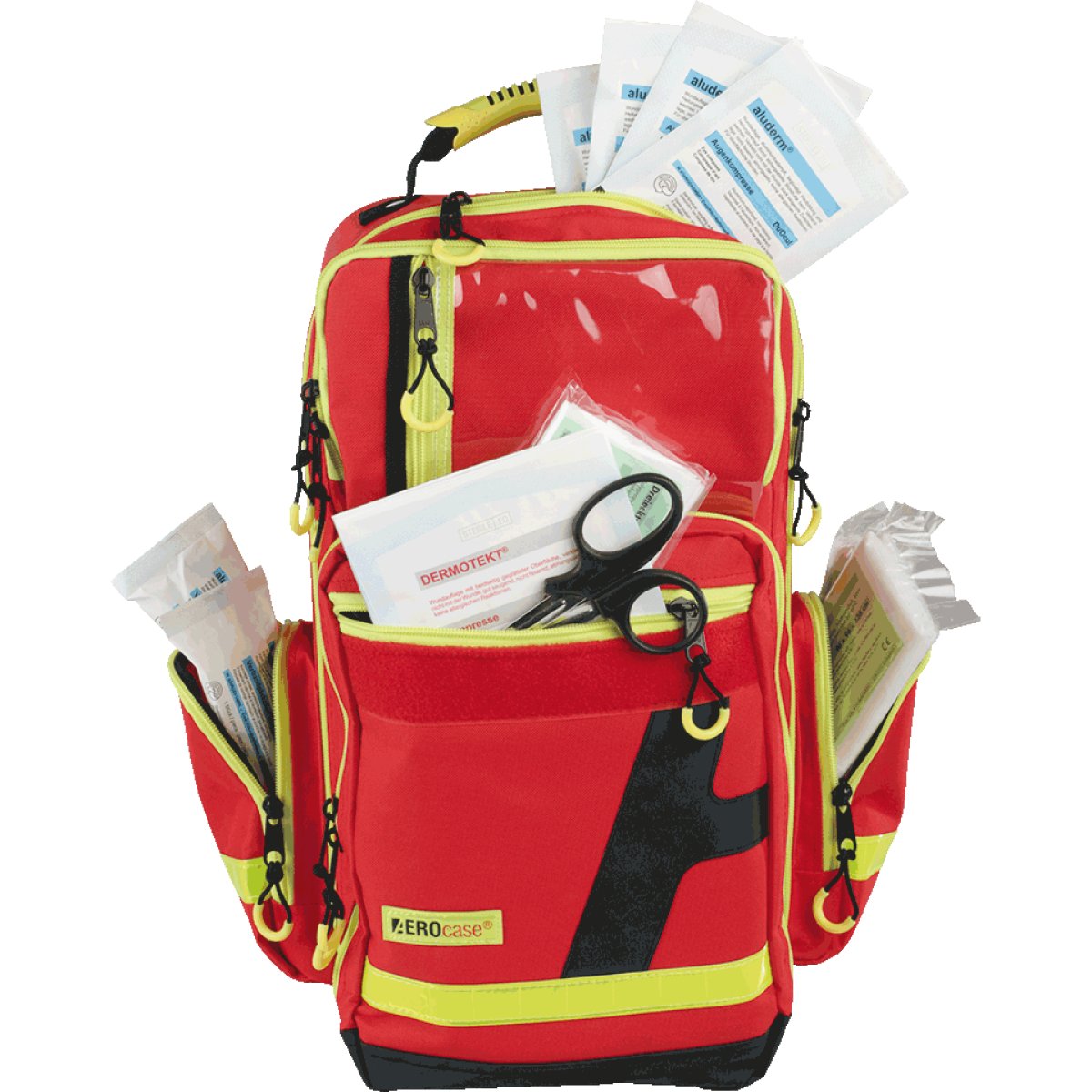 Erste-Hilfe-Rucksack PRO, mit Füllung gemäß DIN 13169, 23 l