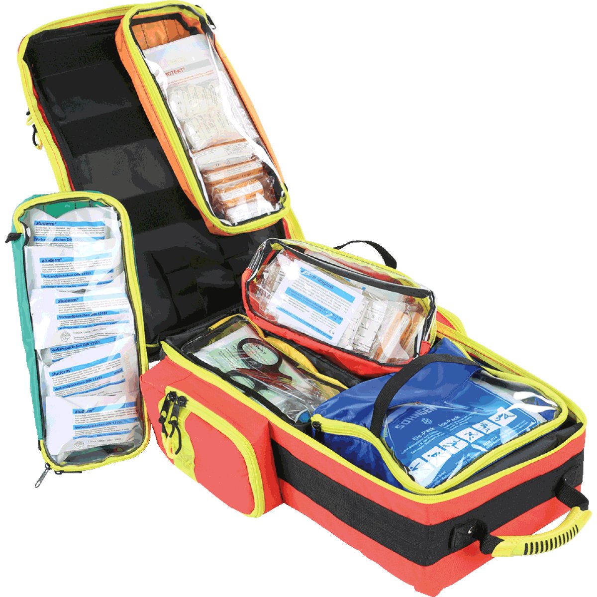 Erste-Hilfe-Rucksack PRO, mit Füllung gemäß DIN 13169, 23 l, 360x470x260mm,  1 Stück