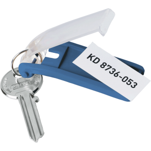 DURABLE Schlüsselanhänger KEY CLIP 195707 blau 6 St./Pac