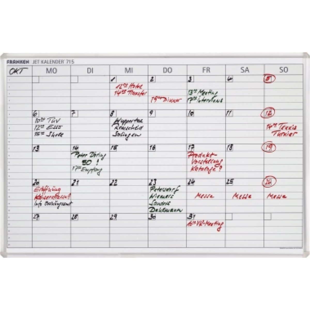 FRANKEN Tableau planning JetKalender, calendrier de semaine JK715 bei   günstig kaufen