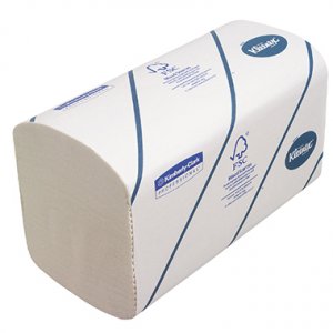 Kleenex Papierhandtuch Ultra Soft, 2-lagig, hochweiß, 21,5 × 21 cm, 15 Packungen à 186 Blatt
