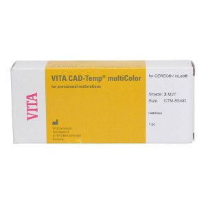 VITA CAD-Temp multiColor Block, CTM-85/40, 3M2-T, Packung à 1 Stück