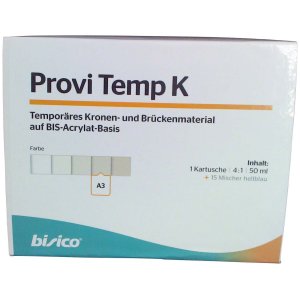 Provi Temp K, Kunststoffmaterial, A3, 4:1, Doppelkartusche à 50 ml
