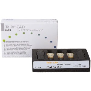 Telio CAD Cerec/inLab LT A2 A16 (L), Packung 3 Stück