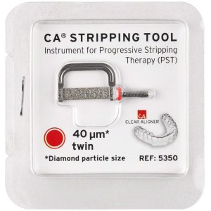 CA Stripping Tools Streifen Doppelseitig diamantiert, rot, 40 µ
