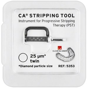 CA Stripping Tools Streifen Doppelseitig diamantiert, weiß, 25 µ