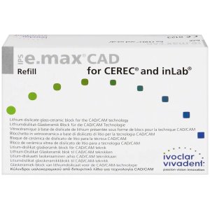 IPS e.max CAD Abutment für Cerec / inLab, LT A1, A 14 (S), Packung à 5 Stück