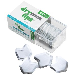 Reflective DryTips, klein, silber, Packung à 50 Stück