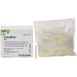CanalPro Slotted-End Tips, 30GA, 0,3 x 25mm, Packung à 100 Stück