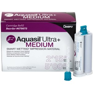 Aquasil Ultra+, A-Silikon Abformmaterial, Medium Regular Set, 4 Kartuschen à 50 ml