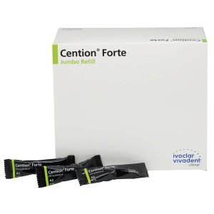 Cention Forte, Füllungsmaterial, selbsthärtend, röntgenopak, A2, 100 Kapseln à 0,3 g