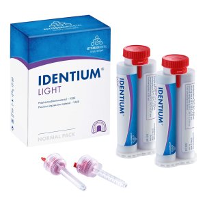 Identium Light Regular, Abformmaterial, 2 Doppelkartuschen à 50 ml
