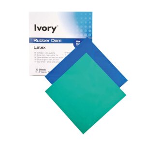 Ivory Premium Kofferdam mittel blau 5 x 5, Packung 52 Stück