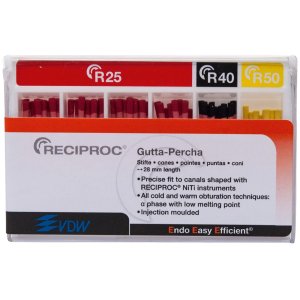 Reciproc Guttapercha, ISO R25/40/50, Sortiment, Packung à 60 Stück