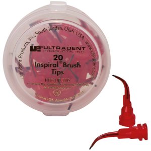 Inspiral Brush Tips, Ø 1,07 mm, rot, Packung à 20 Stück