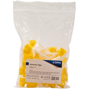 Automix Tips 1:1, Mischkanülen, gelb, Packung à 50 Stück