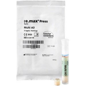 IPS e.max Press Multi, Rohlinge, A3, Packung à 5 Stück