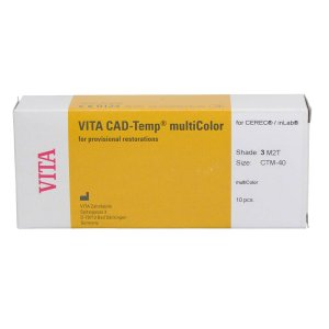 Vita CAD-Temp Blöcke, multiColor für Cerec / inLab, 3M2T, CTM-40, Packung à 10 Stück