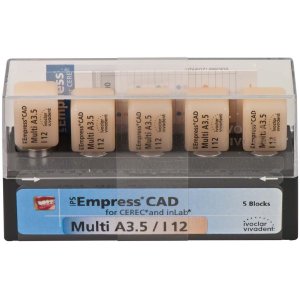 IPS Empress CAD für Cerec / inLab Multi, A3,5, I12, Packung à 5 Stück