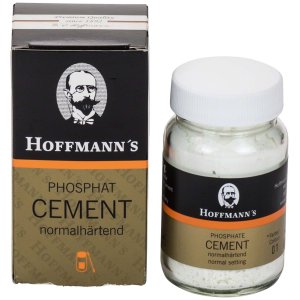Hoffmann's Cement Pulver, Zink-Phosphat Cement, normalhärtend, weißlich, Packung à 100 g