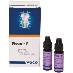 Fissurit F, Fissurenversiegeler, lichthärtend, weiß, 2 Flasche à 3 ml