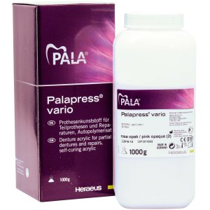 Palapress Vario Pulver, Prothesenkunststoff, rosa-opak, Packung à 1 kg
