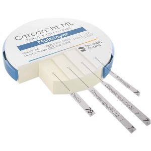Cercon ht ML Disk, Multilayer Zirkonoxid, 98 mm x 25 mm, A2, Packung à 1 Stück