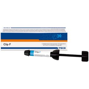 Clip F, Einkomponenten-Füllungsmaterial, lichthärtend, 2 Spritzen à 4 g