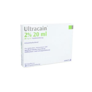 Ultracain 2% Ampullen, 5 x 20 ml