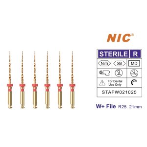 Nic W+ Feilen primary 025.07 21 mm steril, 6 Stück