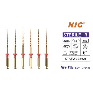 Nic W+ Feilen primary 025.07 25 mm steril, 6 Stück