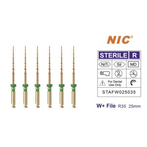 Nic W+ Feilen medium 035.06 25 mm steril, 6 Stück