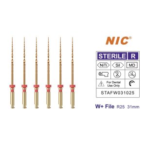 Nic W+ Feilen primary 025.07 31 mm steril, 6 Stück