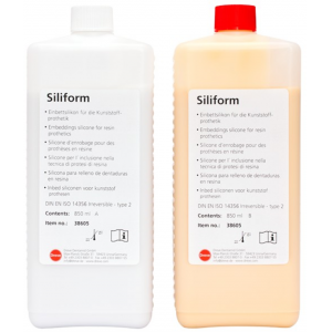 Siliform, Formensilikon, additionsvernetzend, dünnfließend, 2 Flaschen à 850 ml