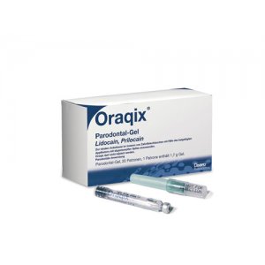 Oraqix Parodontal Gel, 20 Zylinderampullen à 1,7 g