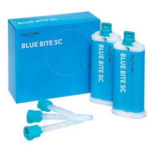 Blue Bite SC PluLine, Bissregistriermaterial, mint, 2 Kartuschen à 50 ml