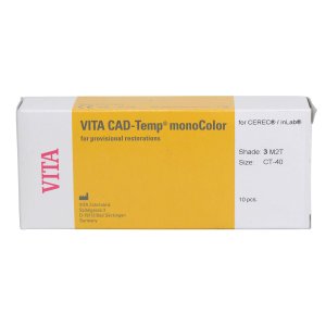 Vita Cad Temp monoColor, Cerec / inLab, 3M2T, Packung à 10 Stück