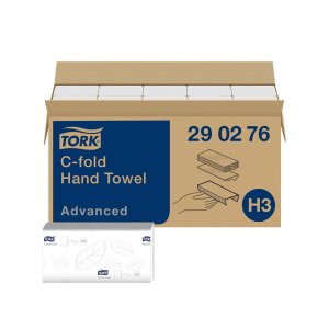 Tork Advanced Papierhandtücher, weiß, 50 × 25 cm, 2-lagig, 20 Packungen à 80 Tücher