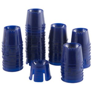 Dappenbehälter, ⌀ 32 mm, 24 mm, blau, Packung à 50 Stück