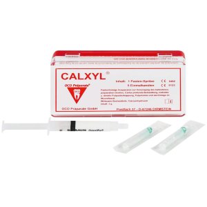 Calxyl Paste rot, nicht röntgensichtbar, Spritze à 3 g