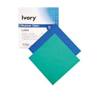 Ivory Premium Kofferdam, stark, blau, Packung à 36 Stück