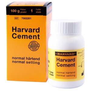 Harvard Cement, Zinkphosphatzement, Nr. 1, normalhärtend, Packung à 100 g