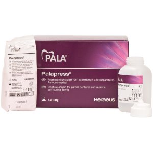 Palapress Pulver, Prothesenkunststoff, rosa, Packung à 500 g