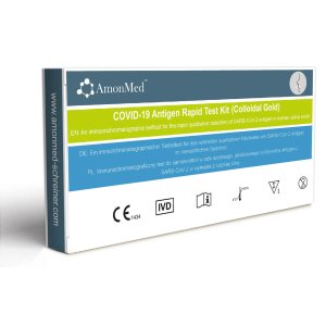 AmonMed COVID-19 Antigen Schnelltest Kit (Colloidal Gold), 1 Stück