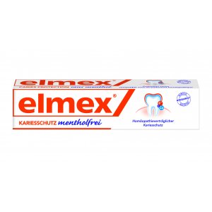 elmex mentholfrei Zahnpasta, Tube 75ml